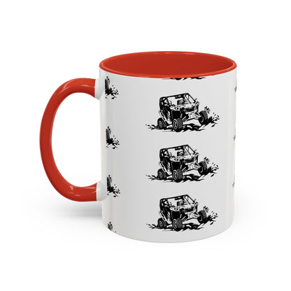Slingin' Mud Side By Side 2-Tone Coffee Mug