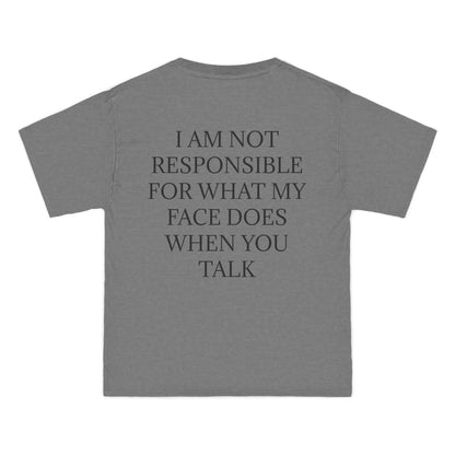 When You Talk Men's Short-Sleeve Crewneck Tee
