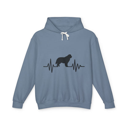 My Heart Beats For Newfies Unisex Lightweight Hoodie