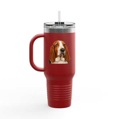 Basset Head Insulated Travel Mug