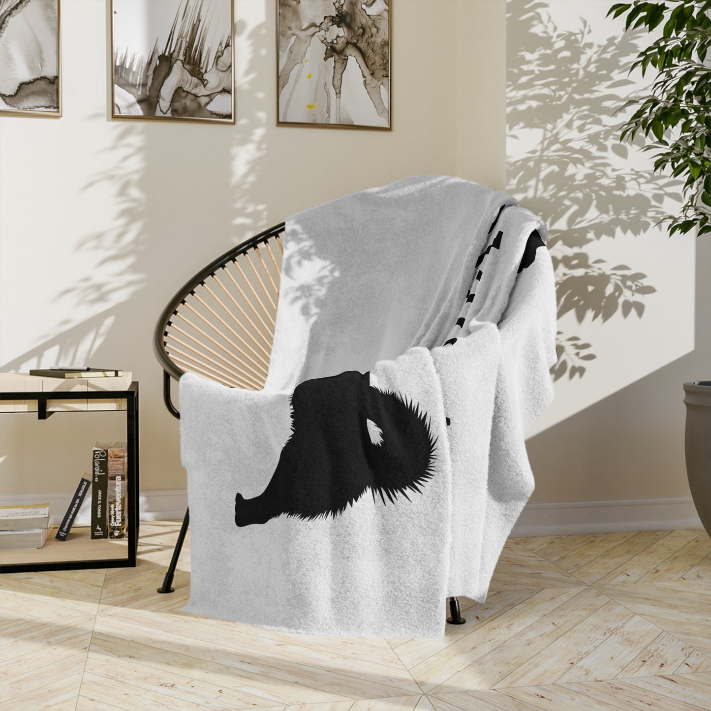 Malamute Mayhem Velveteen Microfiber Blanket