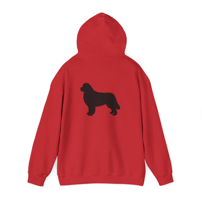 Newfie Silhouette Unisex Hoodie