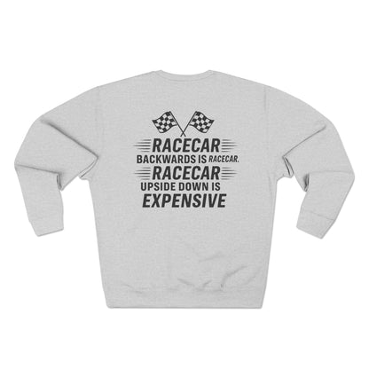 Racecar Backwards Unisex Crewneck Sweatshirt