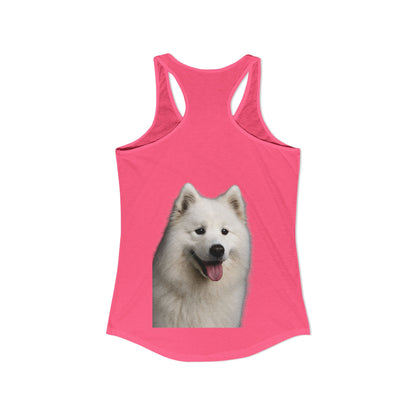 Samoyed Head Women's Racerback Tank