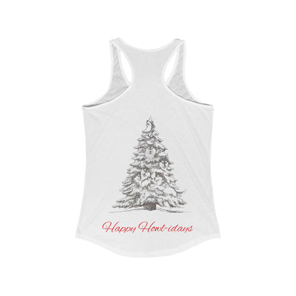Happy Howl-idays Women's Racerback Tank