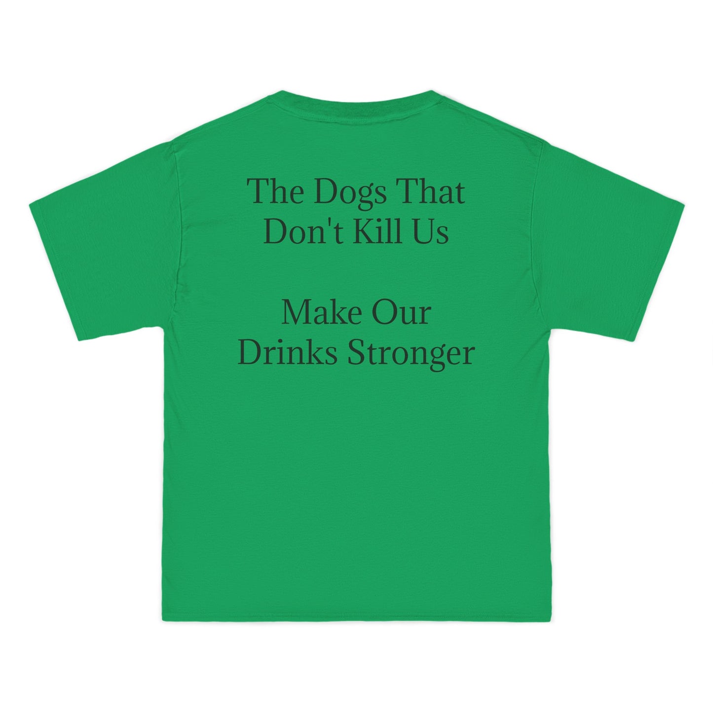 Drinks Stronger Men's Short-Sleeve Crewneck Tee