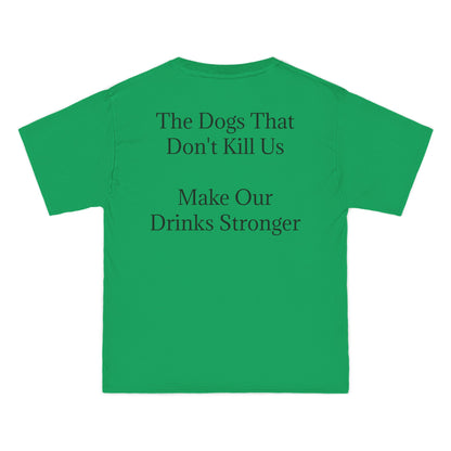 Drinks Stronger Men's Short-Sleeve Crewneck Tee