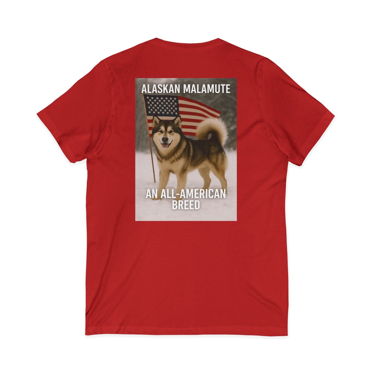 All-American Breed Unisex Short Sleeve V-Neck Tee
