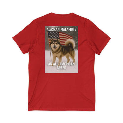 All-American Breed Unisex Short Sleeve V-Neck Tee