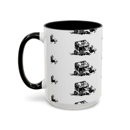 Slingin' Mud Side By Side 2-Tone Coffee Mug