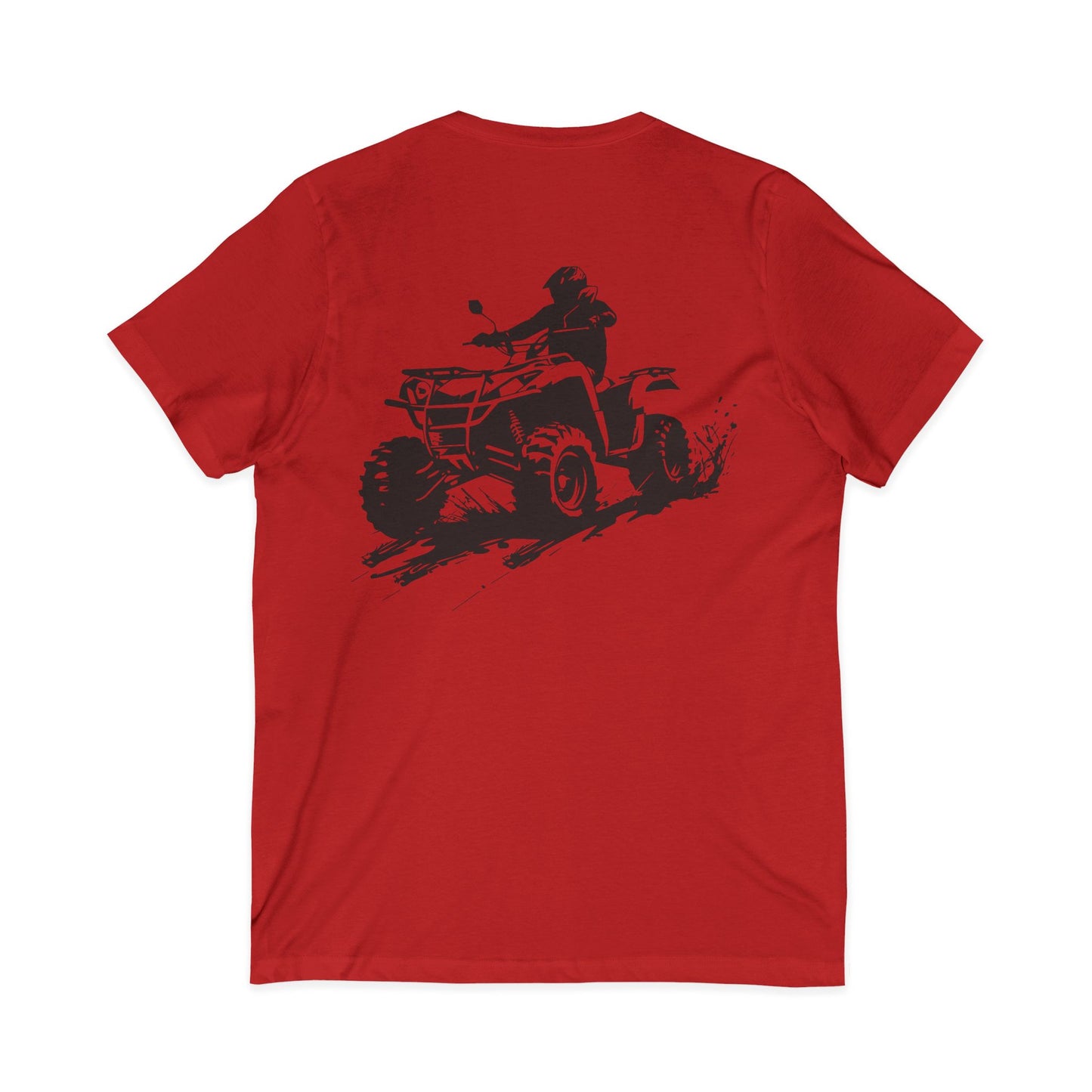 Slingin' Mud Quad Unisex Short Sleeve V-Neck Tee