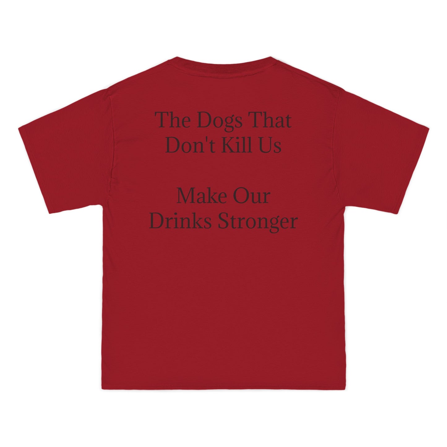 Drinks Stronger Men's Short-Sleeve Crewneck Tee
