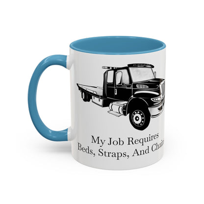Beds, Straps, And Chains 2-Tone Coffee Mug