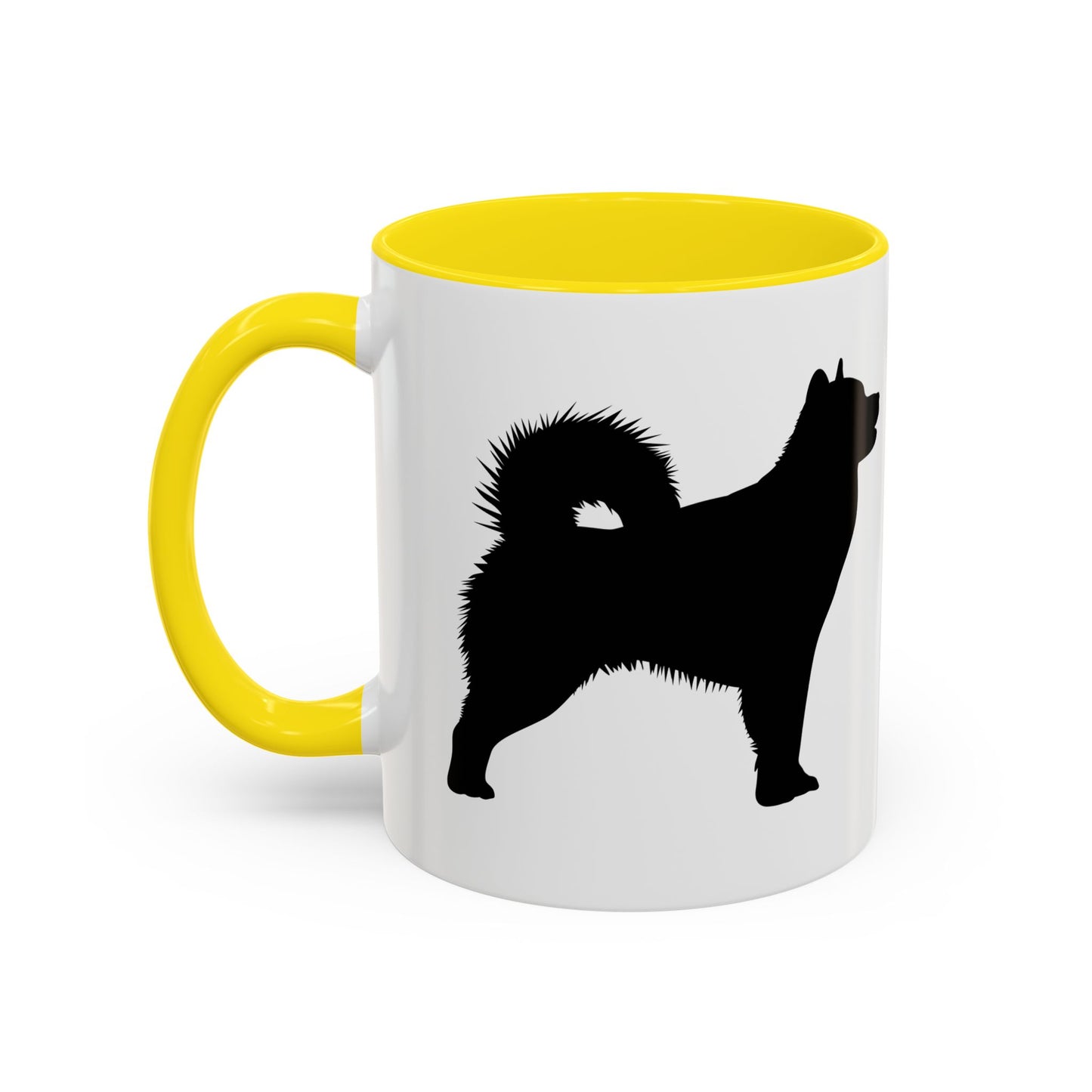 Malamute Silhouette 2-Tone Coffee Mug