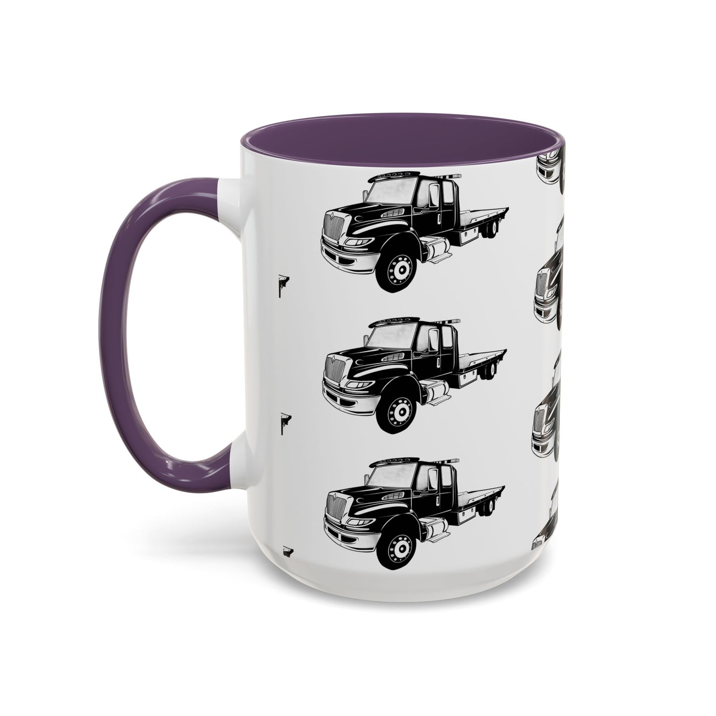 Flatbed Tow Truck 2-Tone Coffee Mug