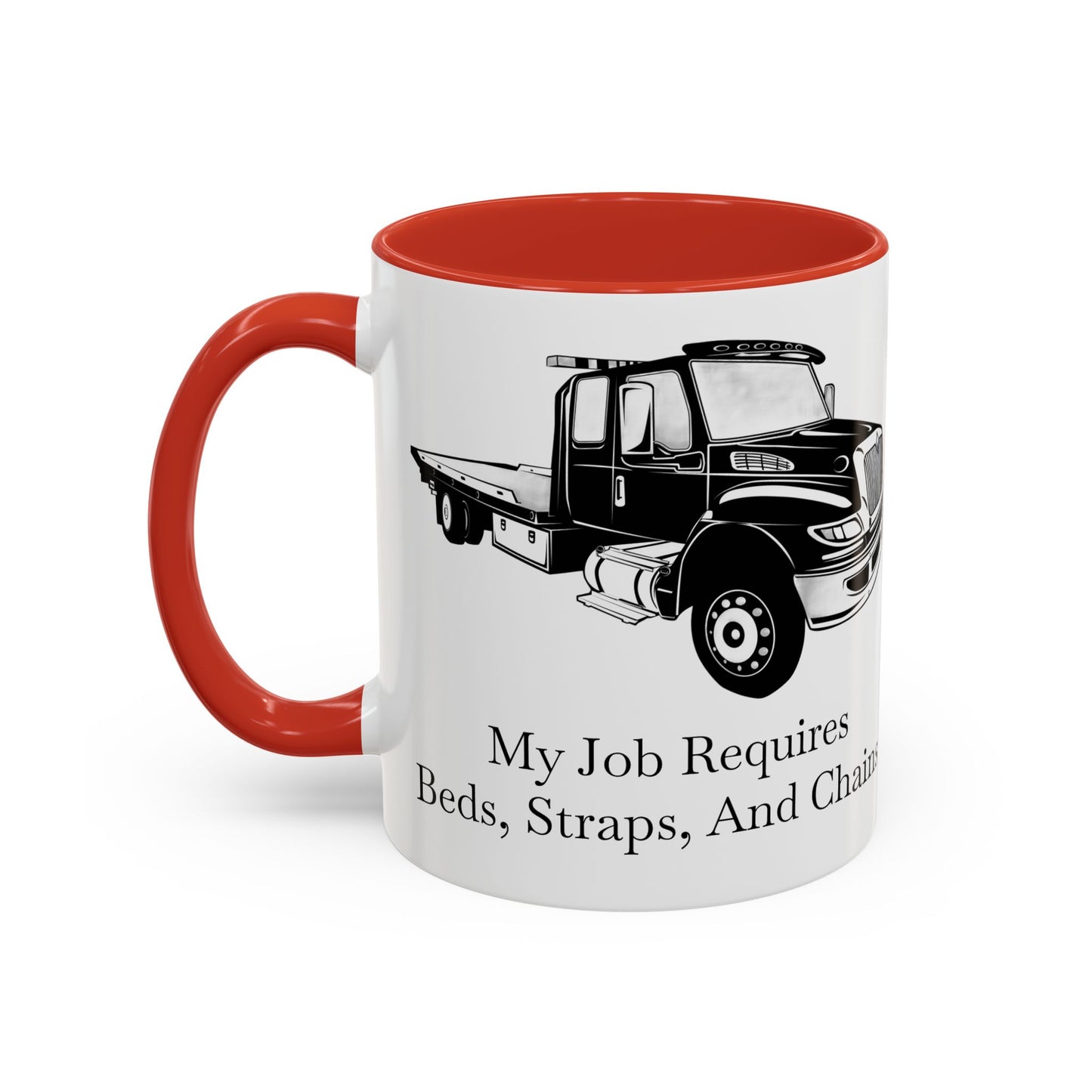 Beds, Straps, And Chains 2-Tone Coffee Mug