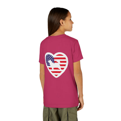 Malamute Flag Youth Unisex Short Sleeve Crewneck Tee