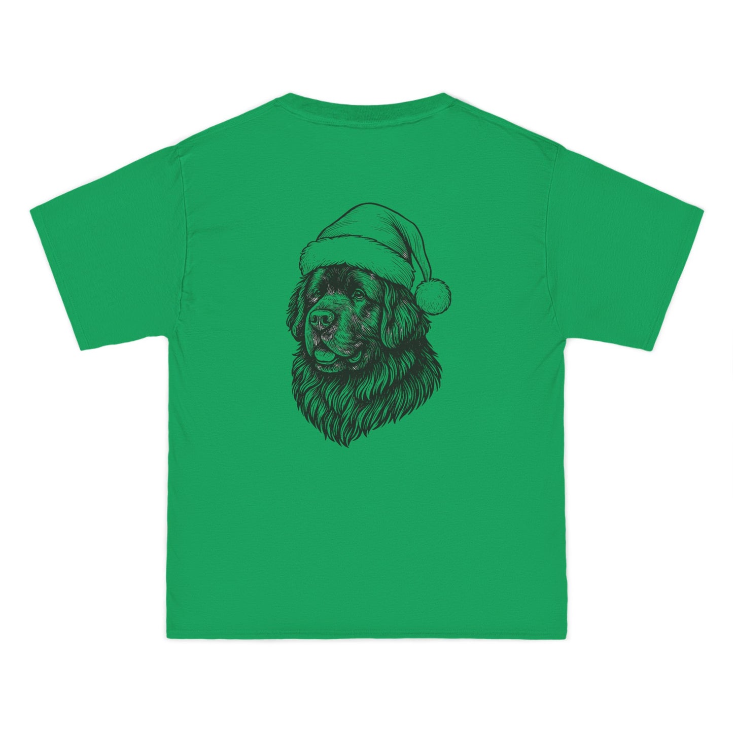 Santa Paws Newfie Men's Short-Sleeve Crewneck Tee