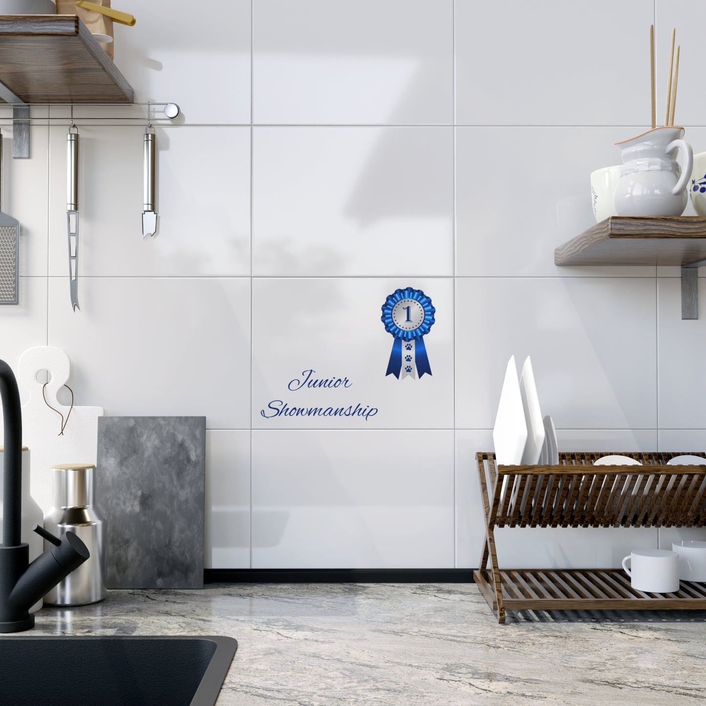 Junior Showmanship Ceramic Photo Tile