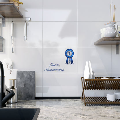 Junior Showmanship Ceramic Photo Tile