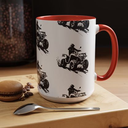 Slingin' Mud Quad 2-Tone Coffee Mug