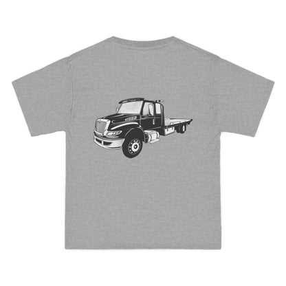Flatbed Tow Truck Men's Short-Sleeve Crewneck Tee