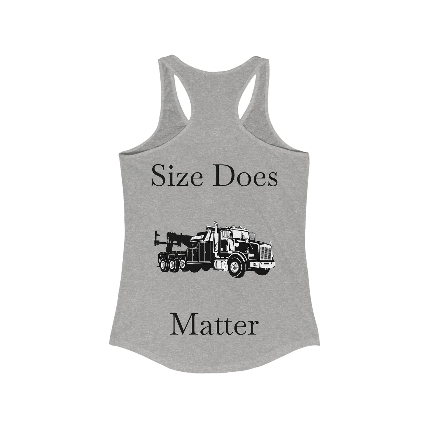 Size Does Matter Women's Racerback Tank