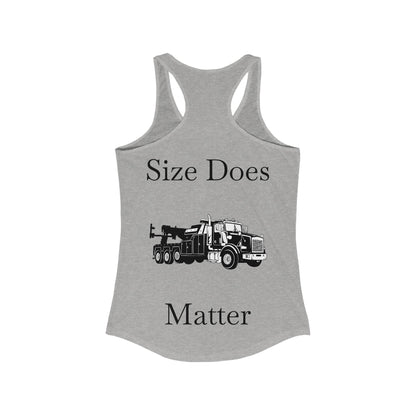 Size Does Matter Women's Racerback Tank