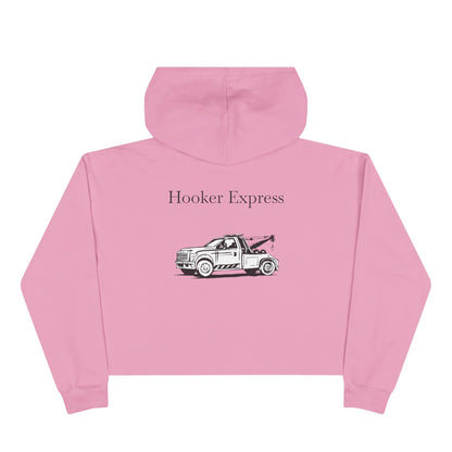 H**ker Express Wheel Lift Tow Truck Women's Crop Hoodie