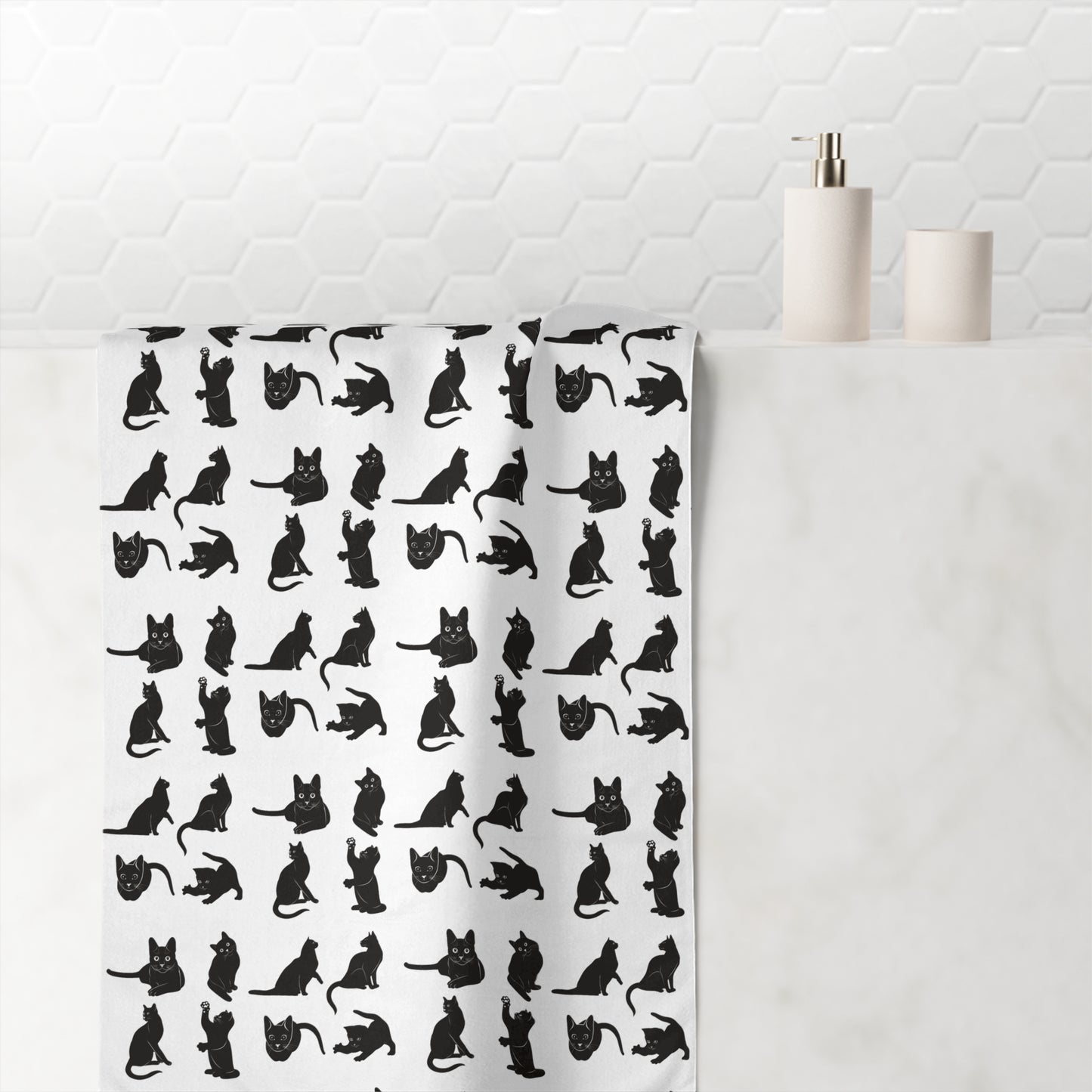 Cats Mink-Cotton  Beach Towel