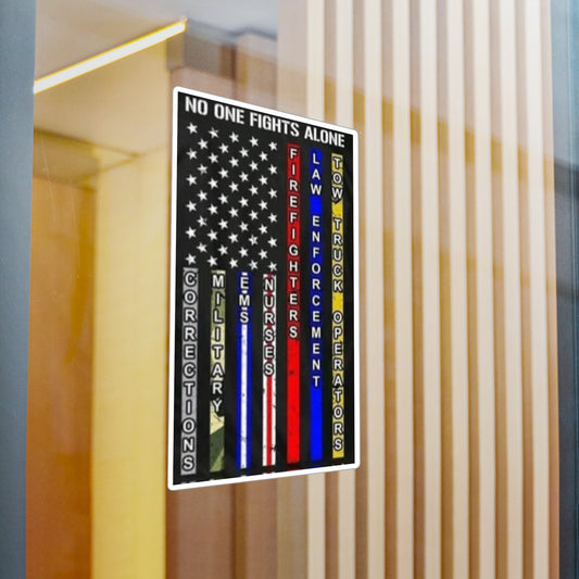 No One Fights Alone Vinyl Decal