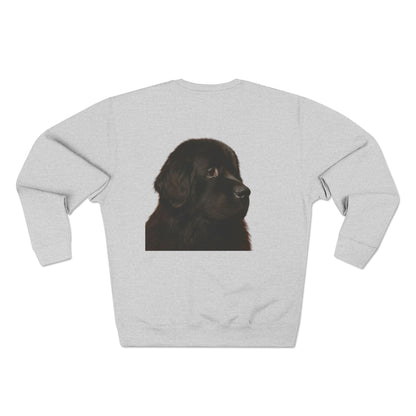 Newfie Head Unisex Crewneck Sweatshirt