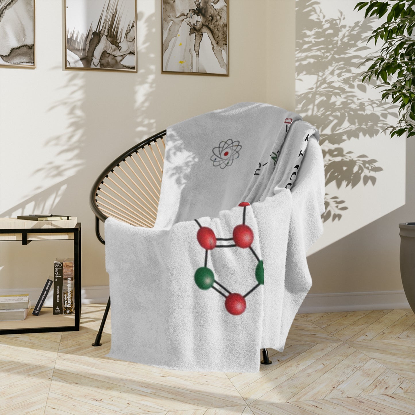 Chemistry Lesson Velveteen Microfiber Blanket