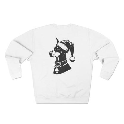 Santa Paws Doberman Unisex Crewneck Sweatshirt