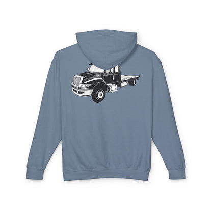Flatbed Tow Truck Unisex Lightweight Hoodie