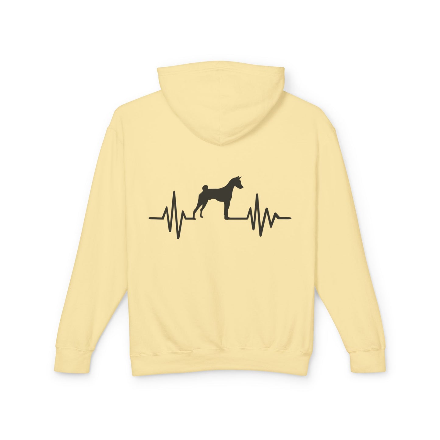 My Heart Beats For Basenjis Unisex Lightweight Hoodie