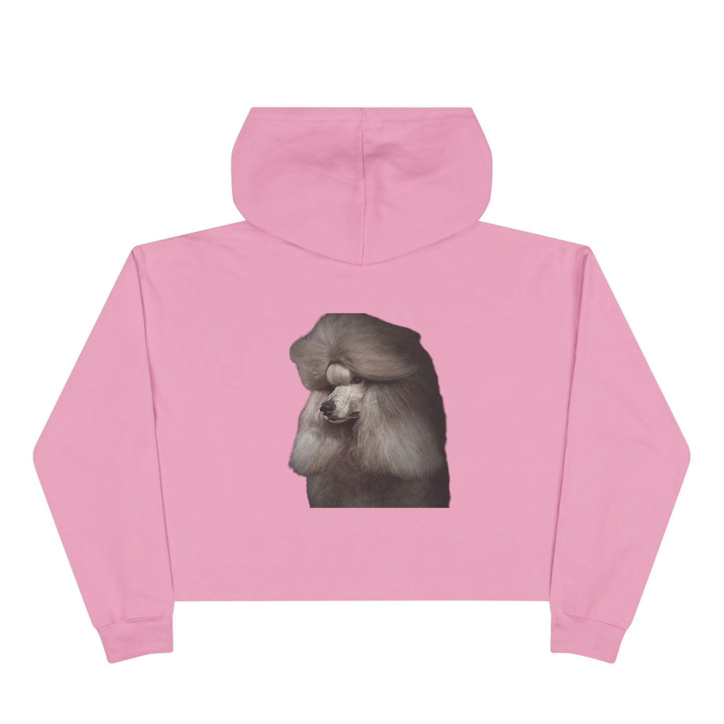 Poodle Head Women's Crop Hoodie