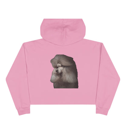 Poodle Head Women's Crop Hoodie