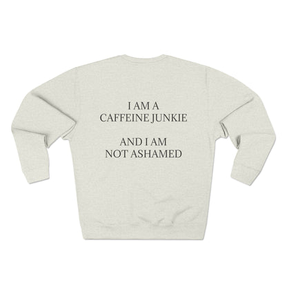 Caffeine Junkie Unisex Crewneck Sweatshirt