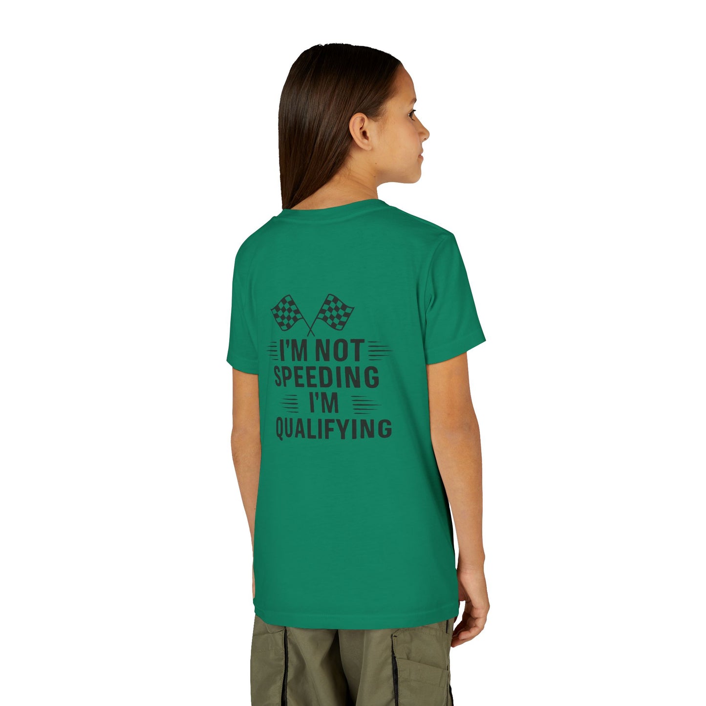 I'm Qualifying Youth Unisex Short Sleeve Crewneck Tee