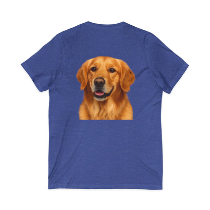 Golden Head Unisex Short Sleeve V-Neck Tee