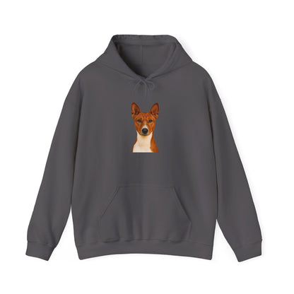 Basenji Head Unisex Hoodie