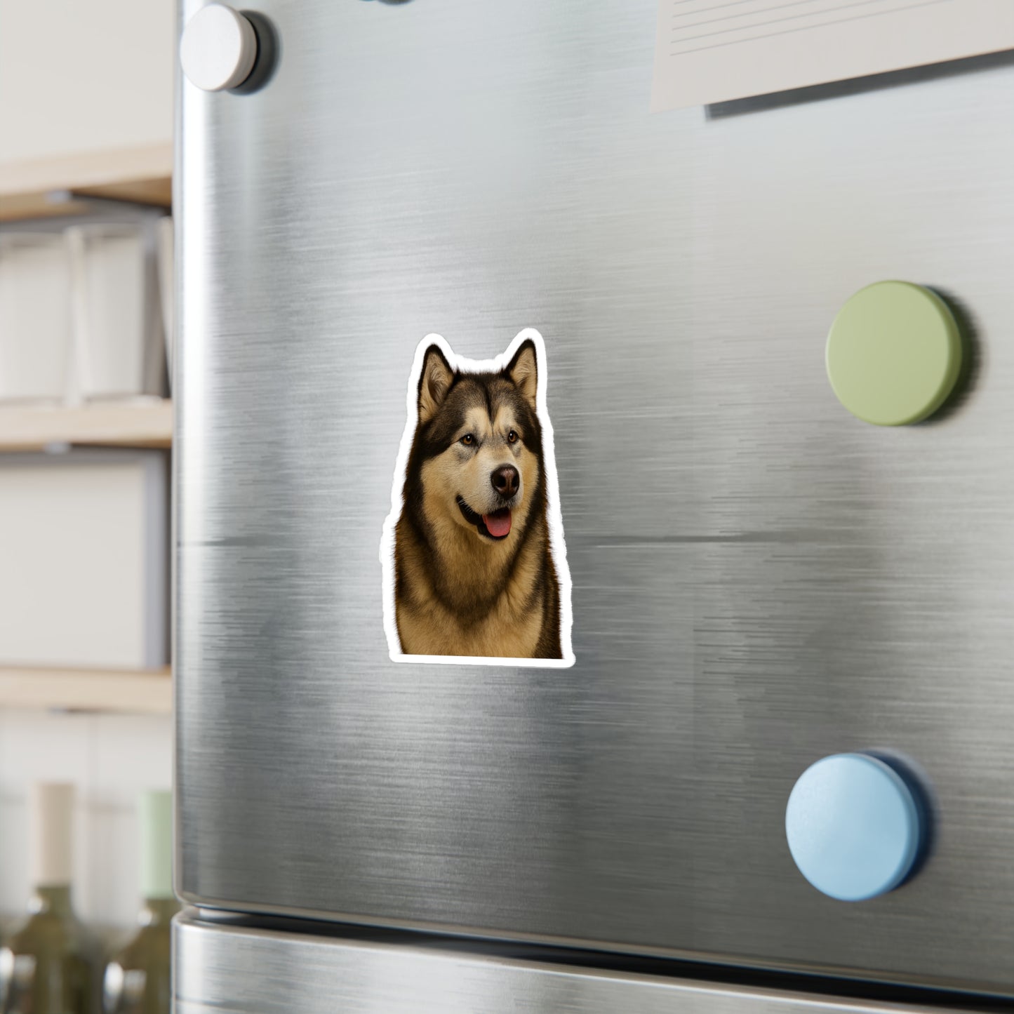 Malamute Head Vinyl Decal