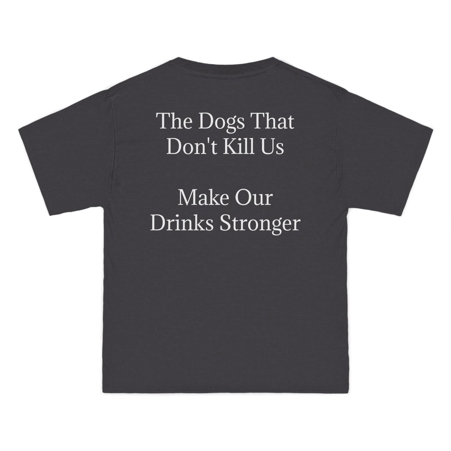 Drinks Stronger Men's Short-Sleeve Crewneck Tee