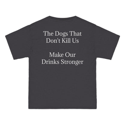 Drinks Stronger Men's Short-Sleeve Crewneck Tee