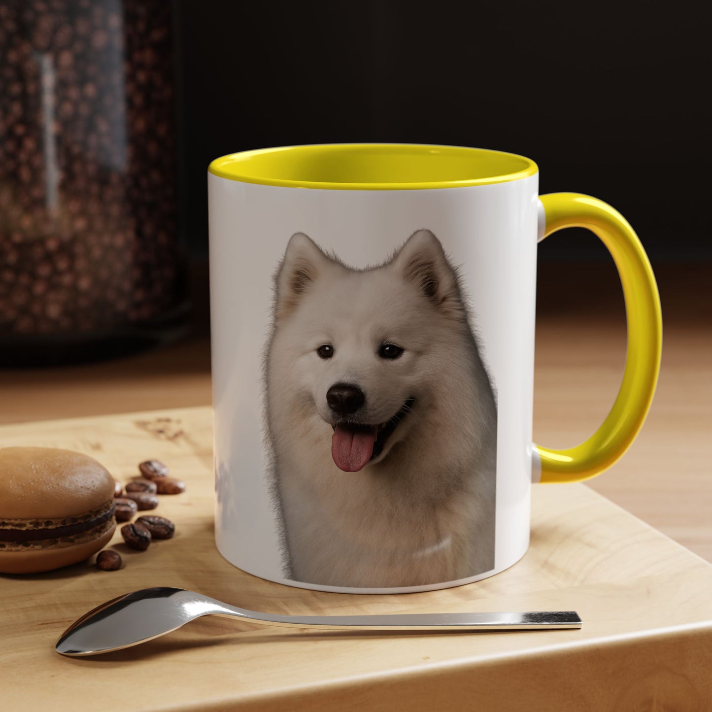 Samoyed Head 2-Tone Coffee Mug