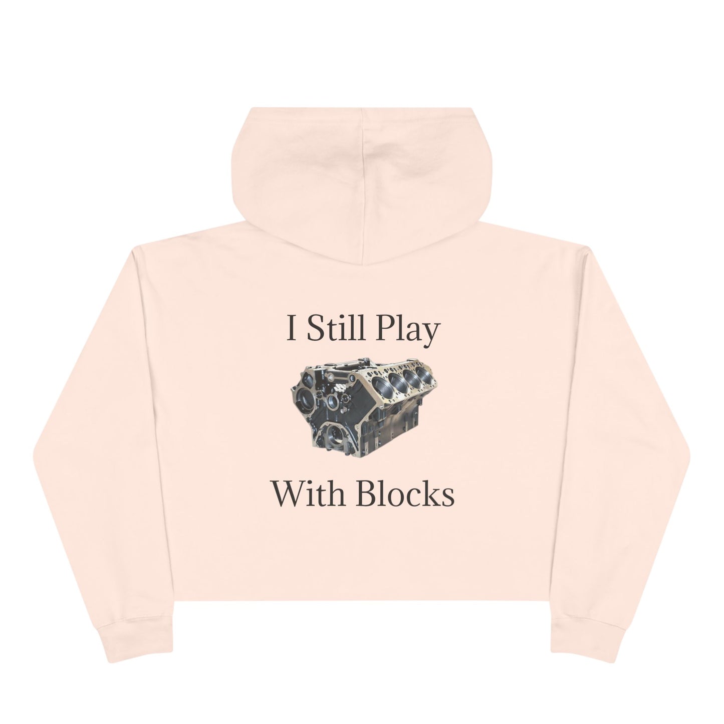 Play With Blocks Women's Crop Hoodie