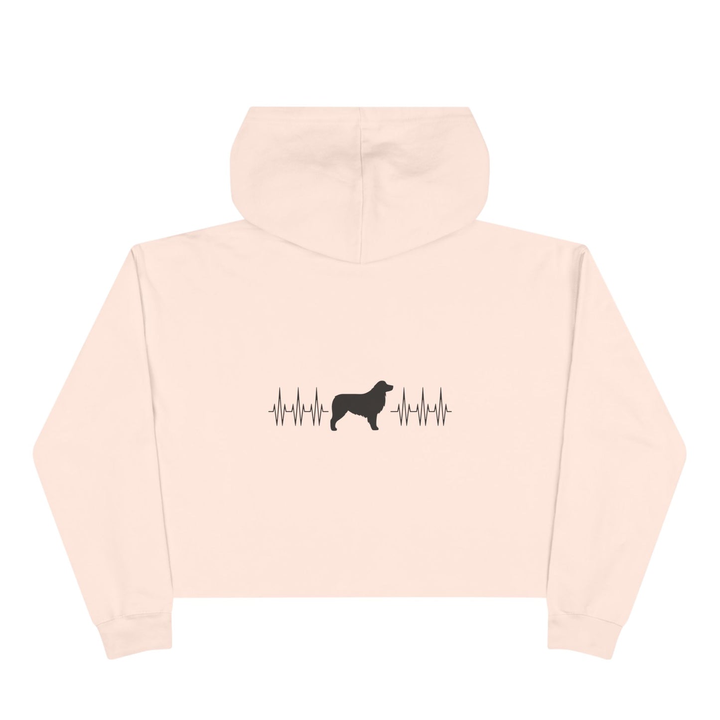 My Heart Beats For Aussies Women's Crop Hoodie