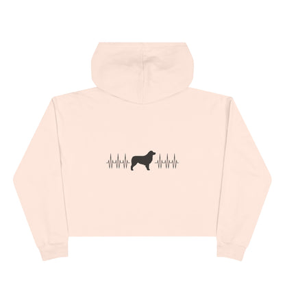 My Heart Beats For Aussies Women's Crop Hoodie