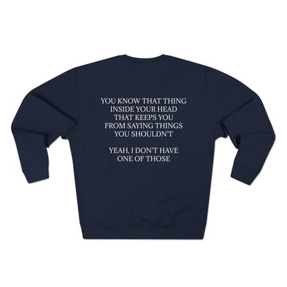No Filter Unisex Crewneck Sweatshirt